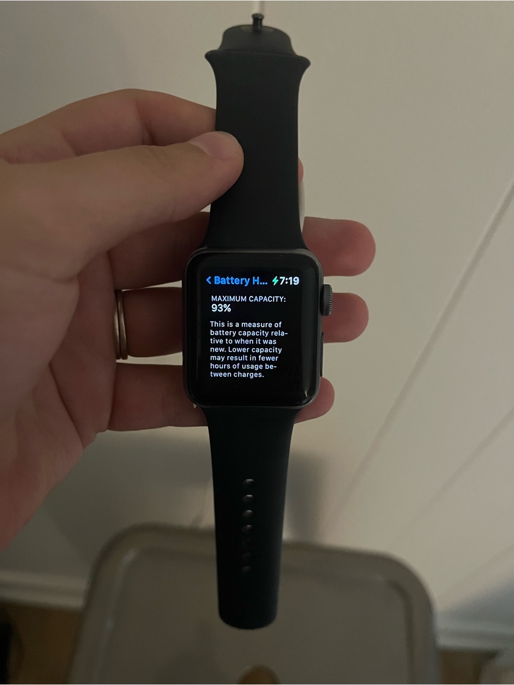 Bundle of 2 Apple Watch Series 3 (38mm) GPS Aluminum – Black & White – S/M Bands - Picture 9 of 10